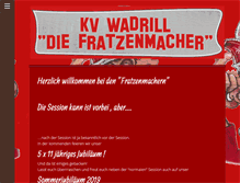 Tablet Screenshot of fratzenmacher.de